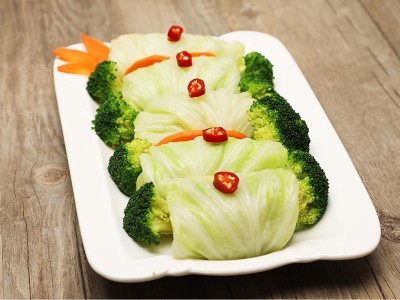 食譜-豆腐高麗菜捲