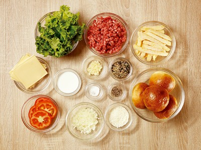 食譜-美式漢堡佐搖搖薯條
