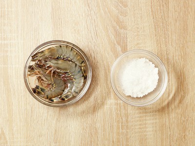 食譜-鹽焗鮮蝦