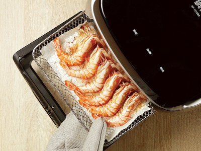 食譜-鹽焗鮮蝦