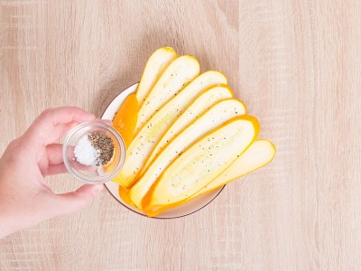 食譜-烤櫛瓜佐巴薩米克醋