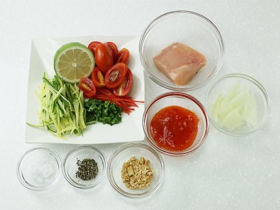 食譜-泰式涼拌雞絲