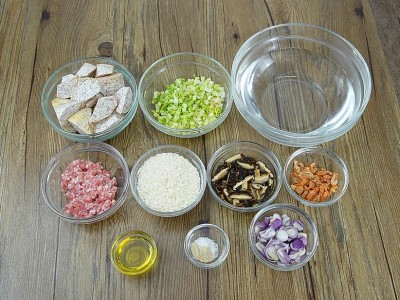 食譜-芋頭鹹粥