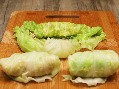 食譜-豆腐高麗菜捲