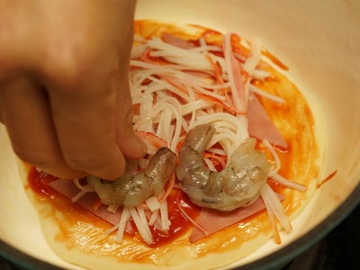 食譜-海陸披薩