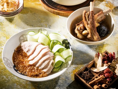 食譜-蒜泥白肉與肉骨茶