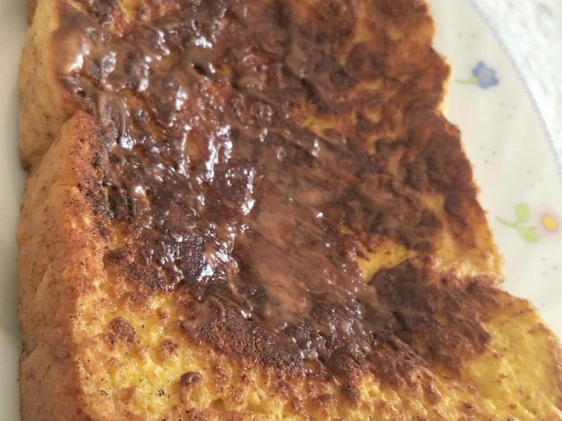 餐桌-法國吐司巧克力